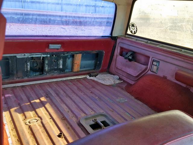 1FMDU15F1CLA02119 - 1982 FORD BRONCO U10 RED photo 6