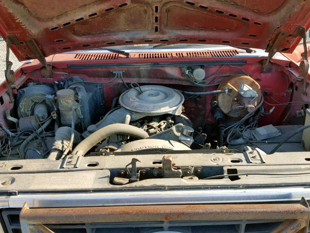 1FMDU15F1CLA02119 - 1982 FORD BRONCO U10 RED photo 7