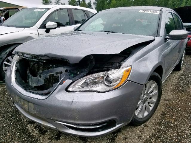 1C3CCBBB3EN152531 - 2014 CHRYSLER 200 TOURIN SILVER photo 2