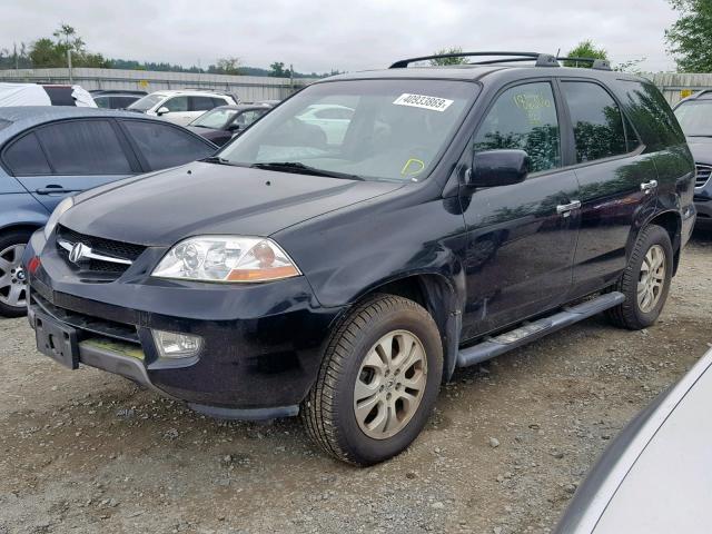 2HNYD18753H542624 - 2003 ACURA MDX TOURIN BLACK photo 2