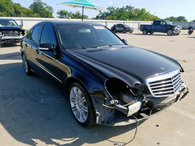 WDBUF72X58B285294 - 2008 MERCEDES-BENZ E 550 BLACK photo 1