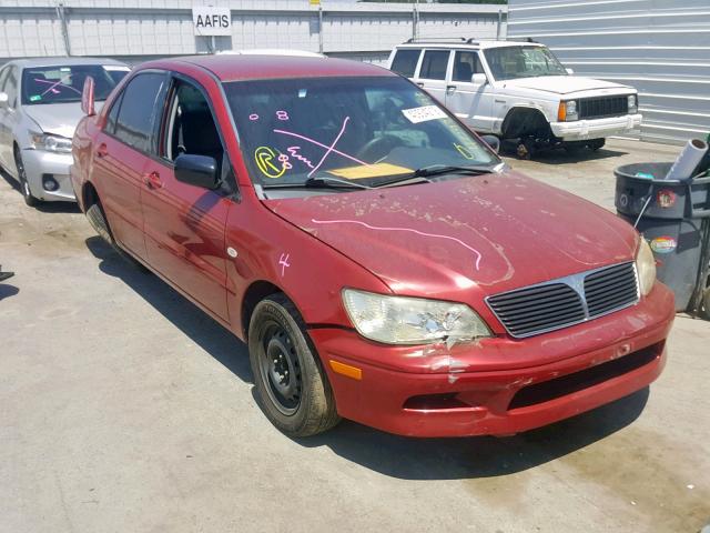 JA3AJ26E22U045046 - 2002 MITSUBISHI LANCER ES RED photo 1