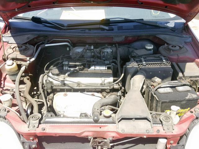 JA3AJ26E22U045046 - 2002 MITSUBISHI LANCER ES RED photo 7