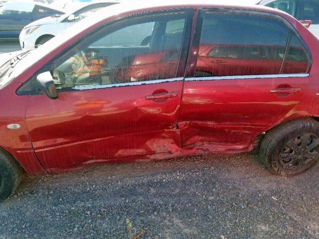 JA3AJ26E22U045046 - 2002 MITSUBISHI LANCER ES RED photo 9