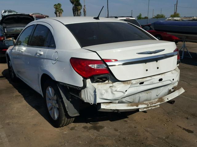 1C3CCBBB2CN117752 - 2012 CHRYSLER 200 TOURIN WHITE photo 3