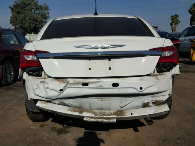 1C3CCBBB2CN117752 - 2012 CHRYSLER 200 TOURIN WHITE photo 9