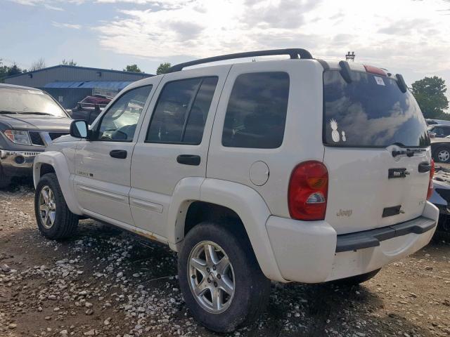 1J4GL58K82W247544 - 2002 JEEP LIBERTY LI WHITE photo 3