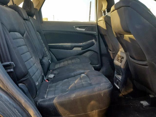 2FMTK3J93FBB19749 - 2015 FORD EDGE SEL BLACK photo 6