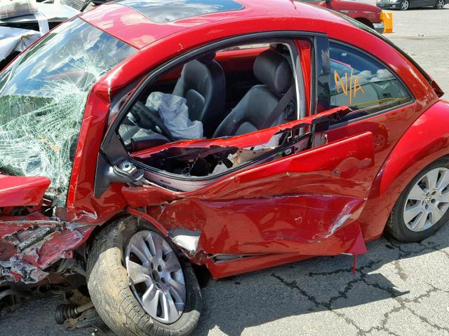 3VWRG31C68M500179 - 2008 VOLKSWAGEN NEW BEETLE წითელი ფოტო 10
