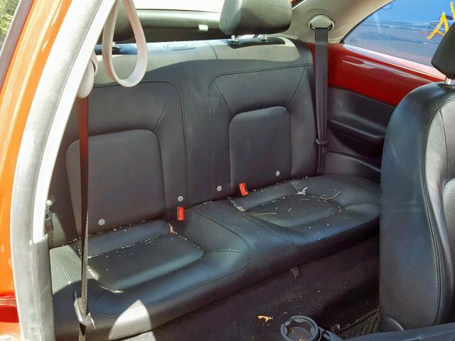 3VWRG31C68M500179 - 2008 VOLKSWAGEN NEW BEETLE წითელი ფოტო 6