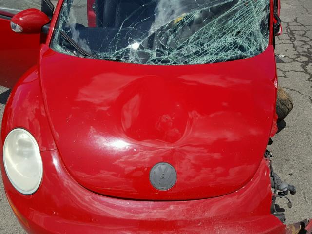 3VWRG31C68M500179 - 2008 VOLKSWAGEN NEW BEETLE წითელი ფოტო 7