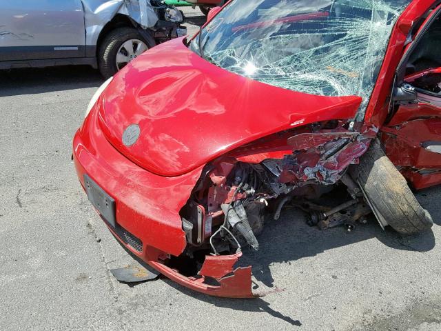 3VWRG31C68M500179 - 2008 VOLKSWAGEN NEW BEETLE წითელი ფოტო 9