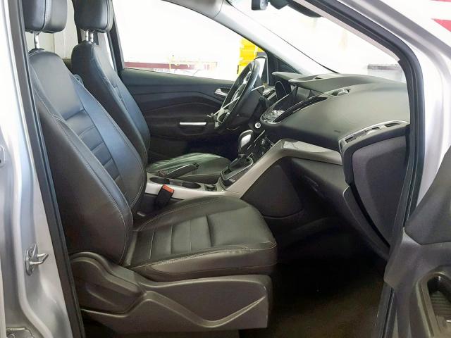 1FMCU9H9XDUD78362 - 2013 FORD ESCAPE SEL SILVER photo 5