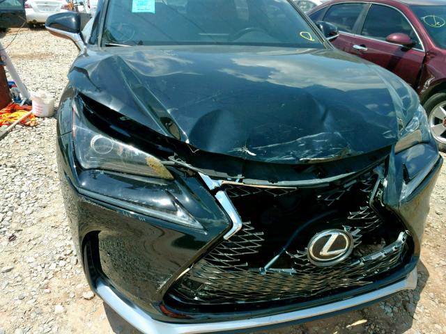 JTJYARBZ0H2077853 - 2017 LEXUS NX 200T BLACK photo 9