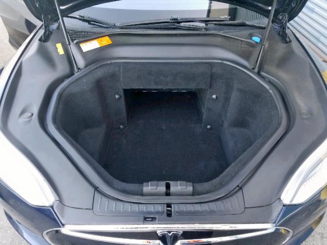 5YJSA1CN1DFP18344 - 2013 TESLA MODEL S BLUE photo 7