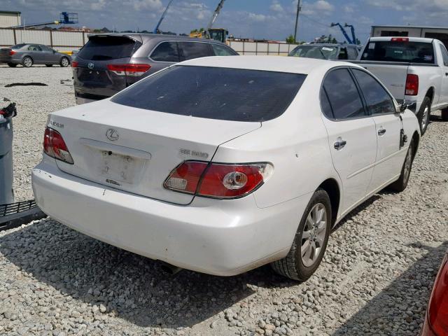 JTHBF30G325032189 - 2002 LEXUS ES 300 WHITE photo 4