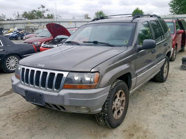 1J4G258S0XC800005 - 1999 JEEP GRAND CHER TAN photo 2