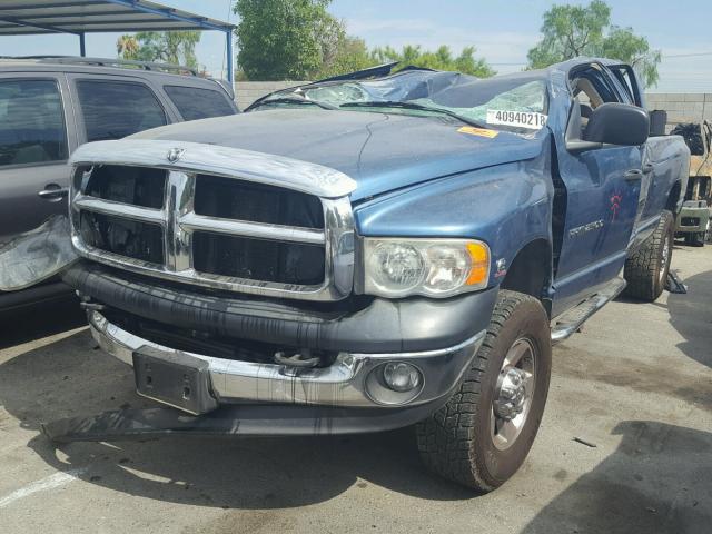 3D7KS28C95G849047 - 2005 DODGE RAM 2500 S BLUE photo 2