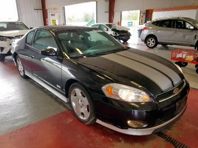 2G1WL16C479293080 - 2007 CHEVROLET MONTE CARL BLACK photo 1