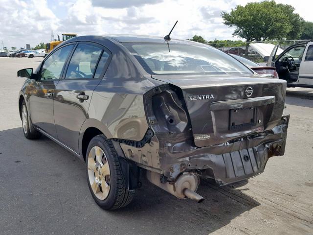 3N1AB61E89L619816 - 2009 NISSAN SENTRA 2.0 GRAY photo 3