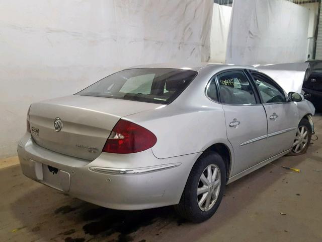 2G4WD532951337105 - 2005 BUICK LACROSSE C SILVER photo 4