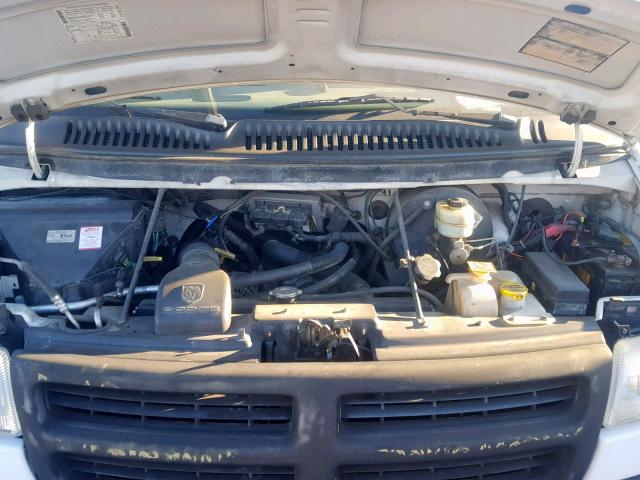 2B7LB31ZXXK518308 - 1999 DODGE RAM VAN B3 WHITE photo 7