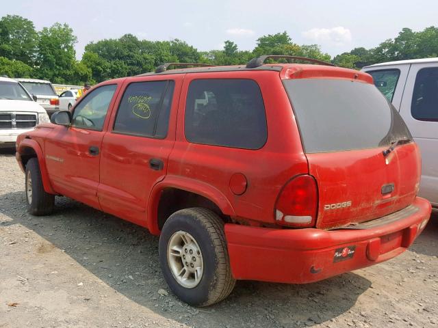 1B4HS28Y5WF180405 - 1998 DODGE DURANGO RED photo 3