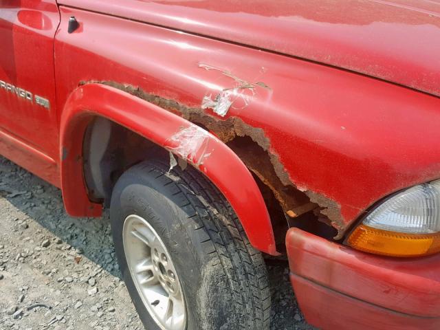 1B4HS28Y5WF180405 - 1998 DODGE DURANGO RED photo 9