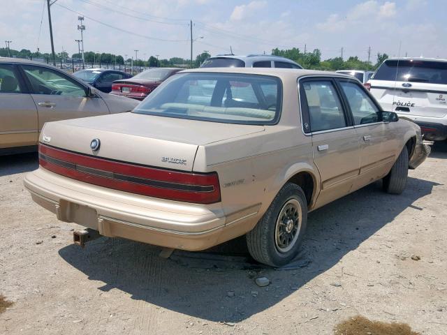 1G4AG54N2P6410806 - 1993 BUICK CENTURY SP GOLD photo 4