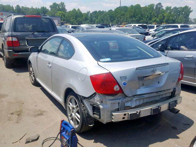 JTKDE177650039283 - 2005 TOYOTA SCION TC ვერცხლისფერი ფოტო 3