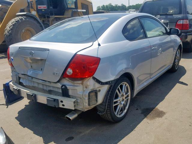 JTKDE177650039283 - 2005 TOYOTA SCION TC ვერცხლისფერი ფოტო 4