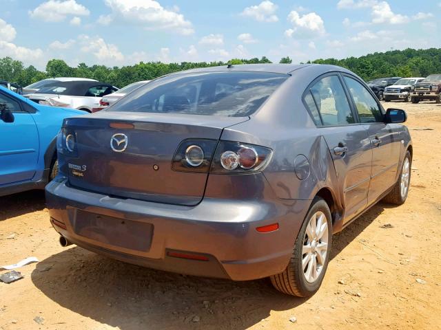 JM1BK12F671618597 - 2007 MAZDA 3 I GRAY photo 4