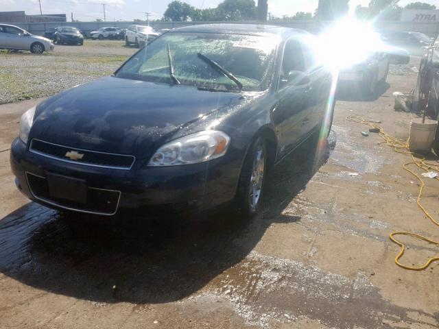 2G1WD58C889210981 - 2008 CHEVROLET IMPALA SUP შავი ფოტო 2