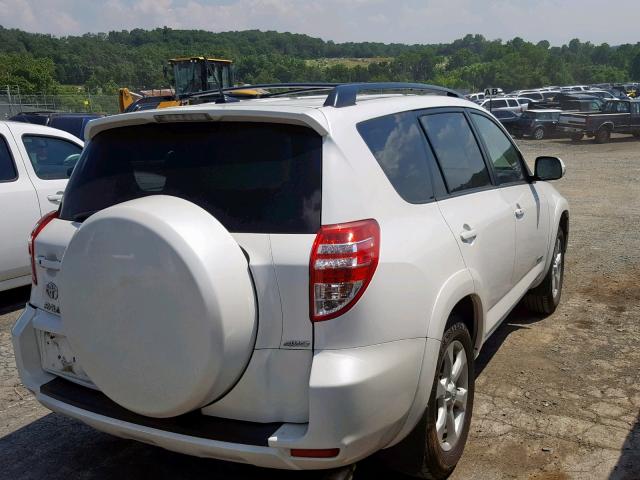 2T3DK4DV7CW094192 - 2012 TOYOTA RAV4 LIMIT WHITE photo 4