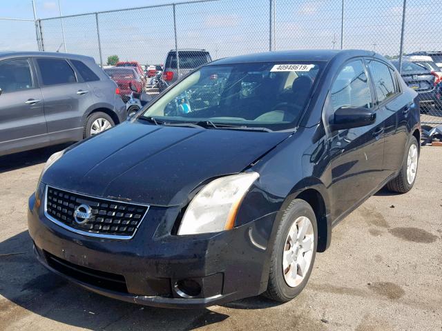 3N1AB61EX8L711900 - 2008 NISSAN SENTRA 2.0 BLACK photo 2