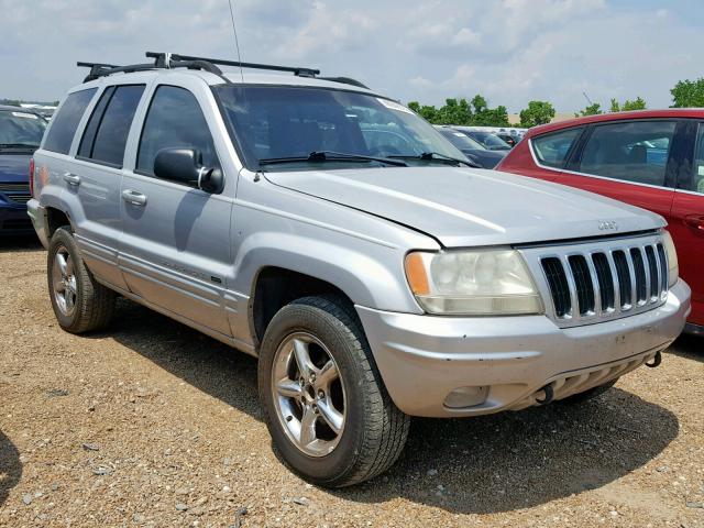 1J8GW58N12C282184 - 2002 JEEP GRAND CHER GRAY photo 1