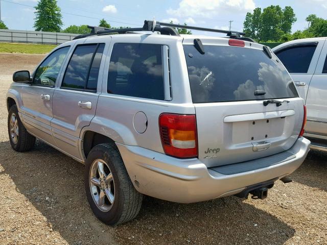 1J8GW58N12C282184 - 2002 JEEP GRAND CHER GRAY photo 3