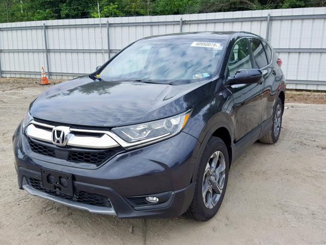 7FARW2H86JE038884 - 2018 HONDA CR-V EXL GRAY photo 2