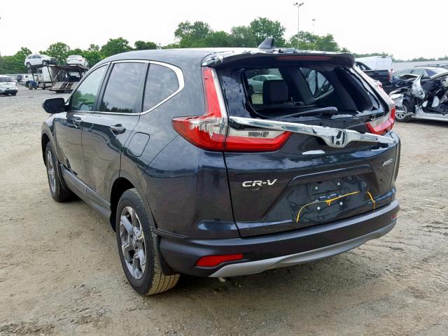 7FARW2H86JE038884 - 2018 HONDA CR-V EXL GRAY photo 3