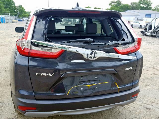 7FARW2H86JE038884 - 2018 HONDA CR-V EXL GRAY photo 9