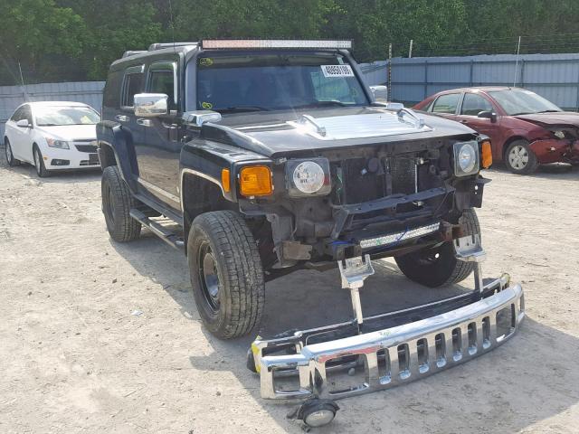 5GTDN13E878122853 - 2007 HUMMER H3 BLACK photo 1