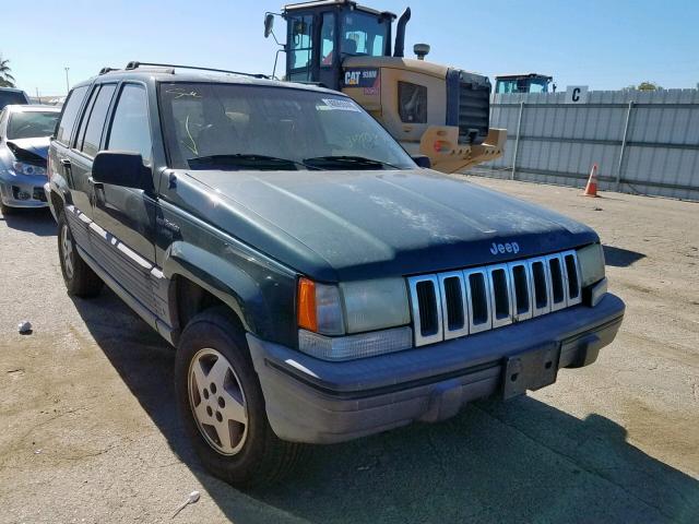 1J4GZ58Y6RC265345 - 1994 JEEP GRAND CHER GREEN photo 1