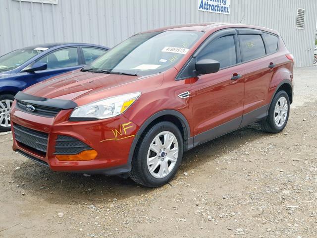 1FMCU0F79GUC78495 - 2016 FORD ESCAPE S RED photo 2