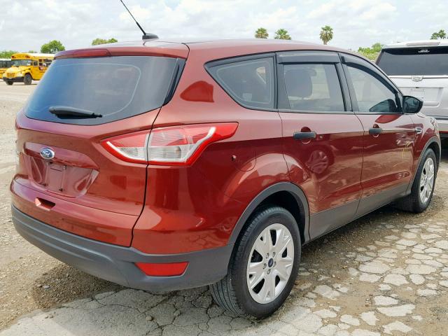 1FMCU0F79GUC78495 - 2016 FORD ESCAPE S RED photo 4