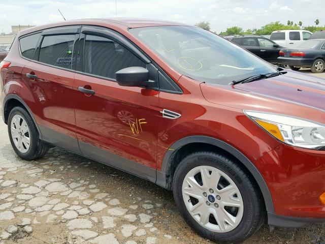 1FMCU0F79GUC78495 - 2016 FORD ESCAPE S RED photo 9