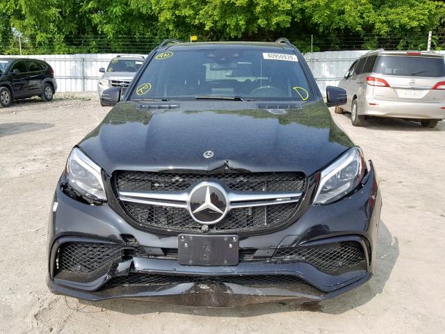 4JGDA7FB9JB120588 - 2018 MERCEDES-BENZ GLE 63 AMG BLACK photo 9