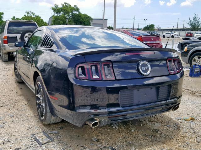 1ZVBP8CF6E5315136 - 2014 FORD MUSTANG GT BLACK photo 3