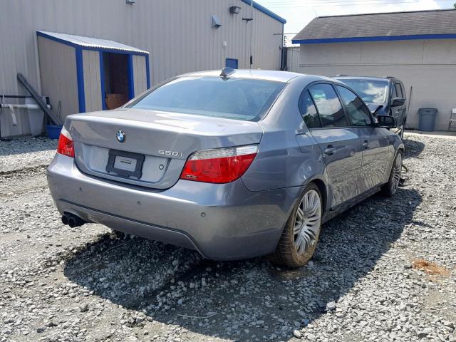 WBANW53558CT48022 - 2008 BMW 550 I SILVER photo 4