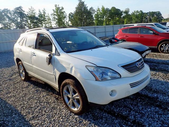 JTJGW31U582851028 - 2008 LEXUS RX 400H WHITE photo 1