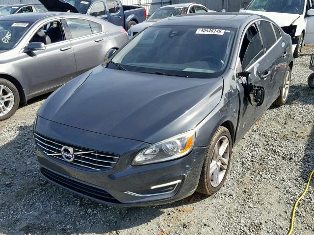 YV1612FS2E1296193 - 2014 VOLVO S60 T5 CHARCOAL photo 2